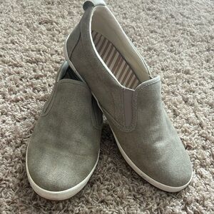 Taos Footwear Khaki Wash Slip-On Shoes